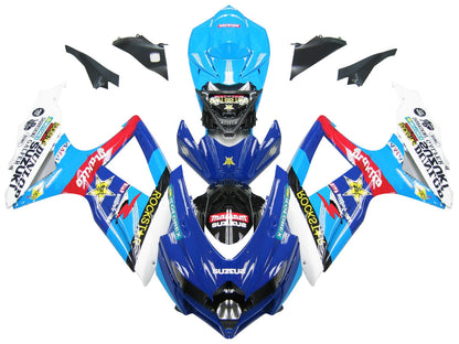 2008-2010 Fairings Suzuki GSXR 600 750 Blue Rockstar Malkita  Generic