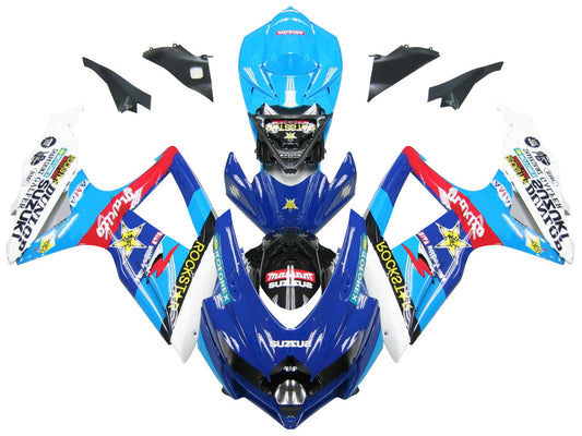 2008-2010 Fairings Suzuki GSXR 600 750 Blue Rockstar Malkita  Generic