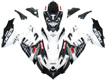 2008-2010 Fairings Suzuki GSXR 600 750 Black White Alstare Corona Generic