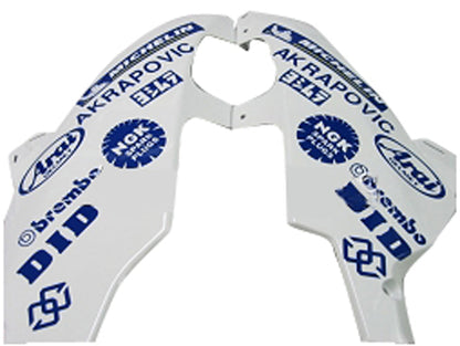 2008-2010 Fairings Suzuki GSXR 600 750 White Blue Jordan Generic