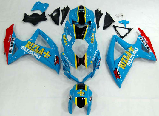2008-2010 Fairings Suzuki GSXR 600 750 Blue Yellow Rizla Generic