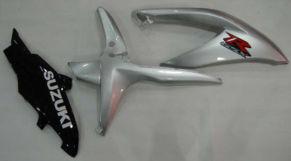 2008-2010 Fairings Suzuki GSXR 600 750 Silver Black GSXR Generic