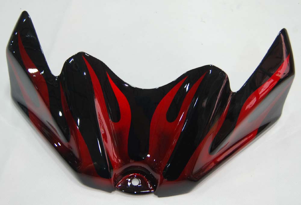 2008-2010 Suzuki GSXR 600 750 Black & Red Flame  Generic
