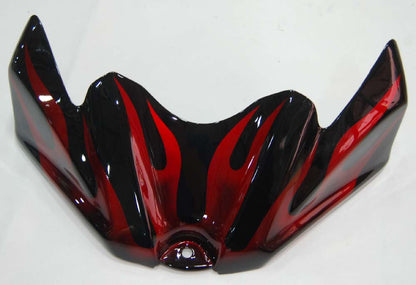 2008-2010 Suzuki GSXR 600 750 Black & Red Flame  Generic