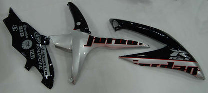 2008-2010 Fairings Suzuki GSXR 600 750 Black Silver Jordan Generic