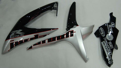 2008-2010 Fairings Suzuki GSXR 600 750 Black Silver Jordan Generic