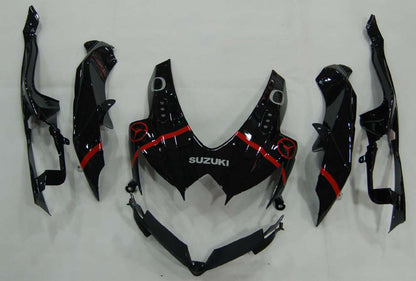 2008-2010 Fairings Suzuki GSXR 600 750 Black Silver Jordan Generic