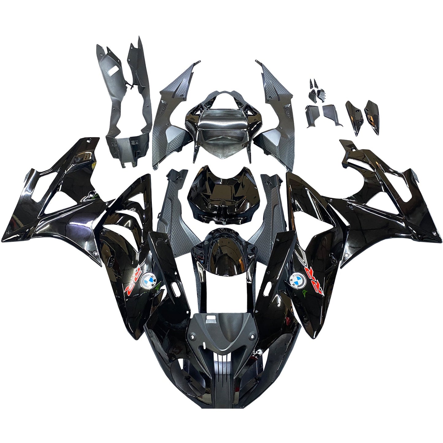 2009-2014 Fairings for BMW S1000RR Mineral Silver Metallic SRR Generic