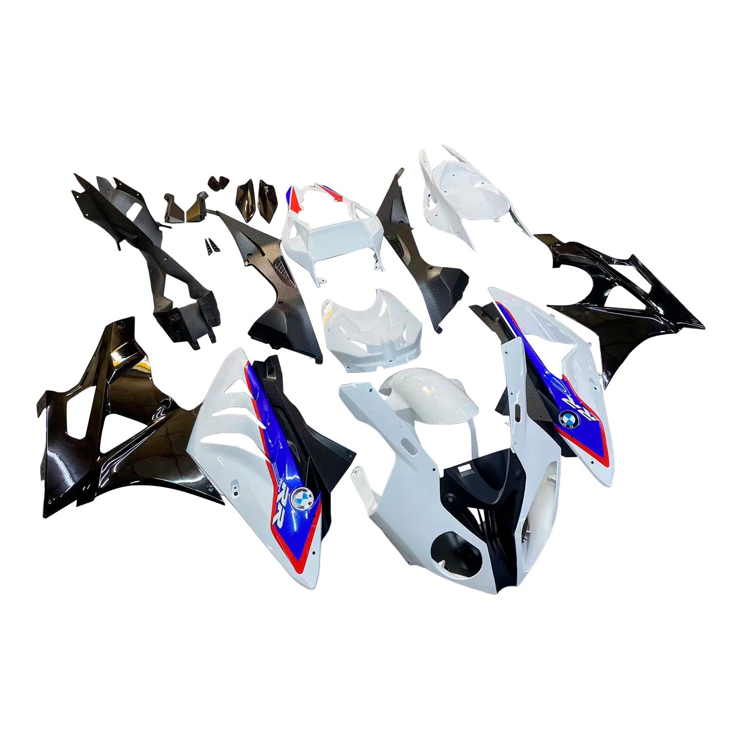 2009-2014 Fairings for BMW S1000RR White Blue SRR  Generic