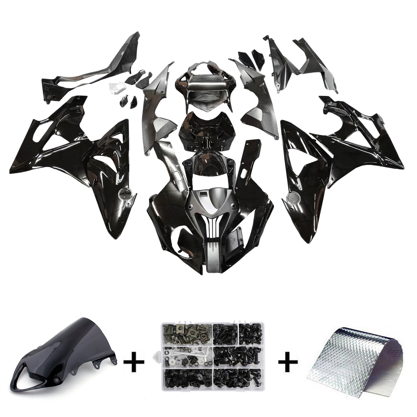2009-2014 Injection Fairing Kit Bodywork Plastic ABS fit For BMW S1000RR Generic