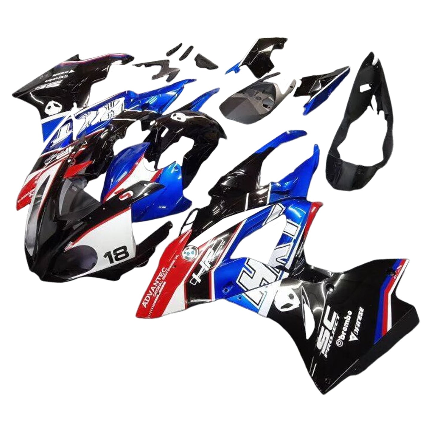 2015-2016 BMW S1000RR Fairing Kit Bodywork Plastic ABS