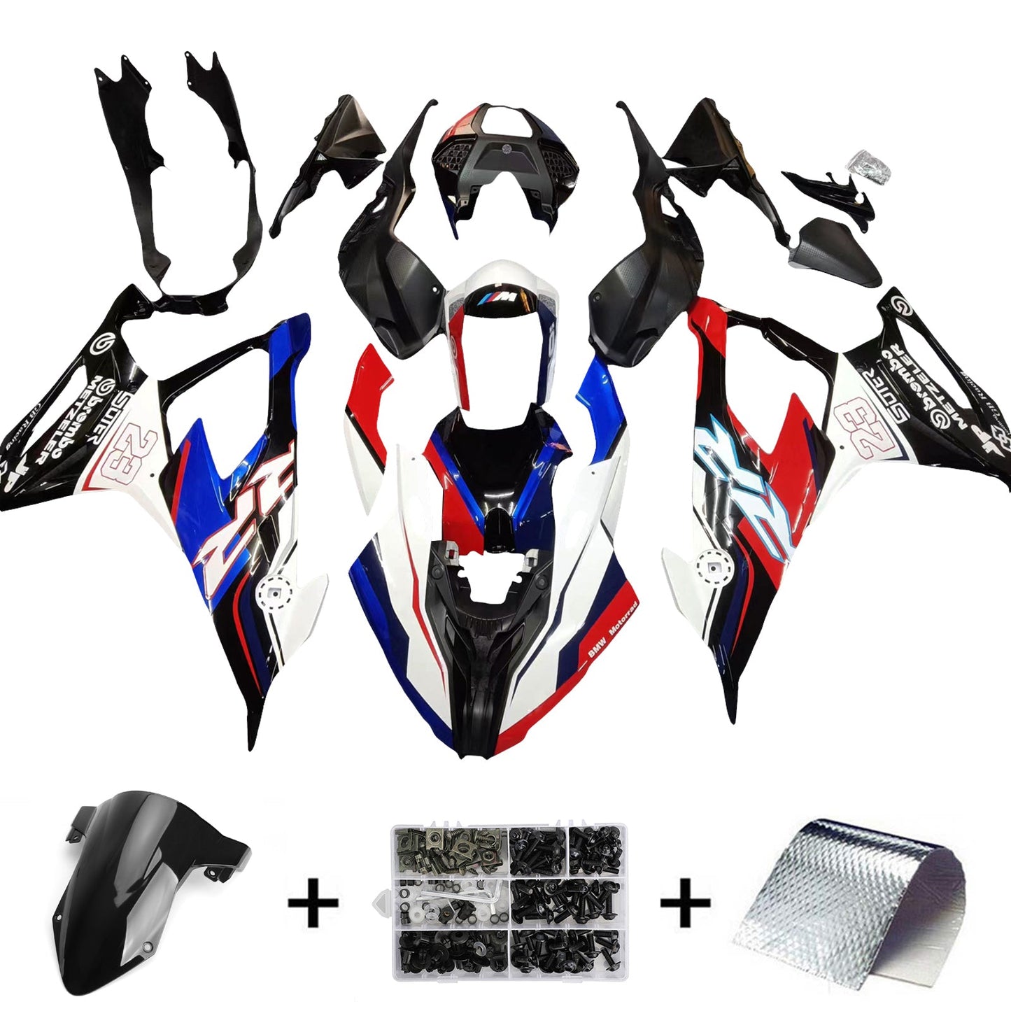 2019-2022 BMW M1000RR S1000RR Fairing Kit Bodywork Plastic ABS