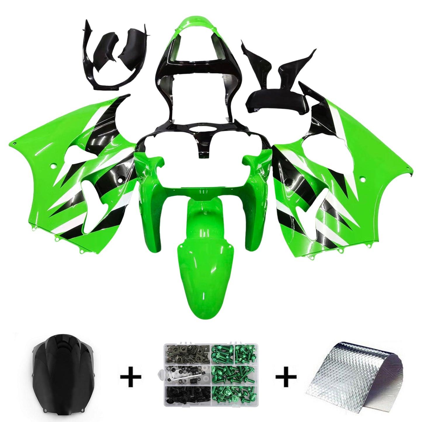 2000-2002 Fairing Kit For Kawasaki ZX6R 636 Generic