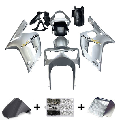 2003-2004 Fairings Kawasaki ZX6R 636 Silver Ninja  Generic