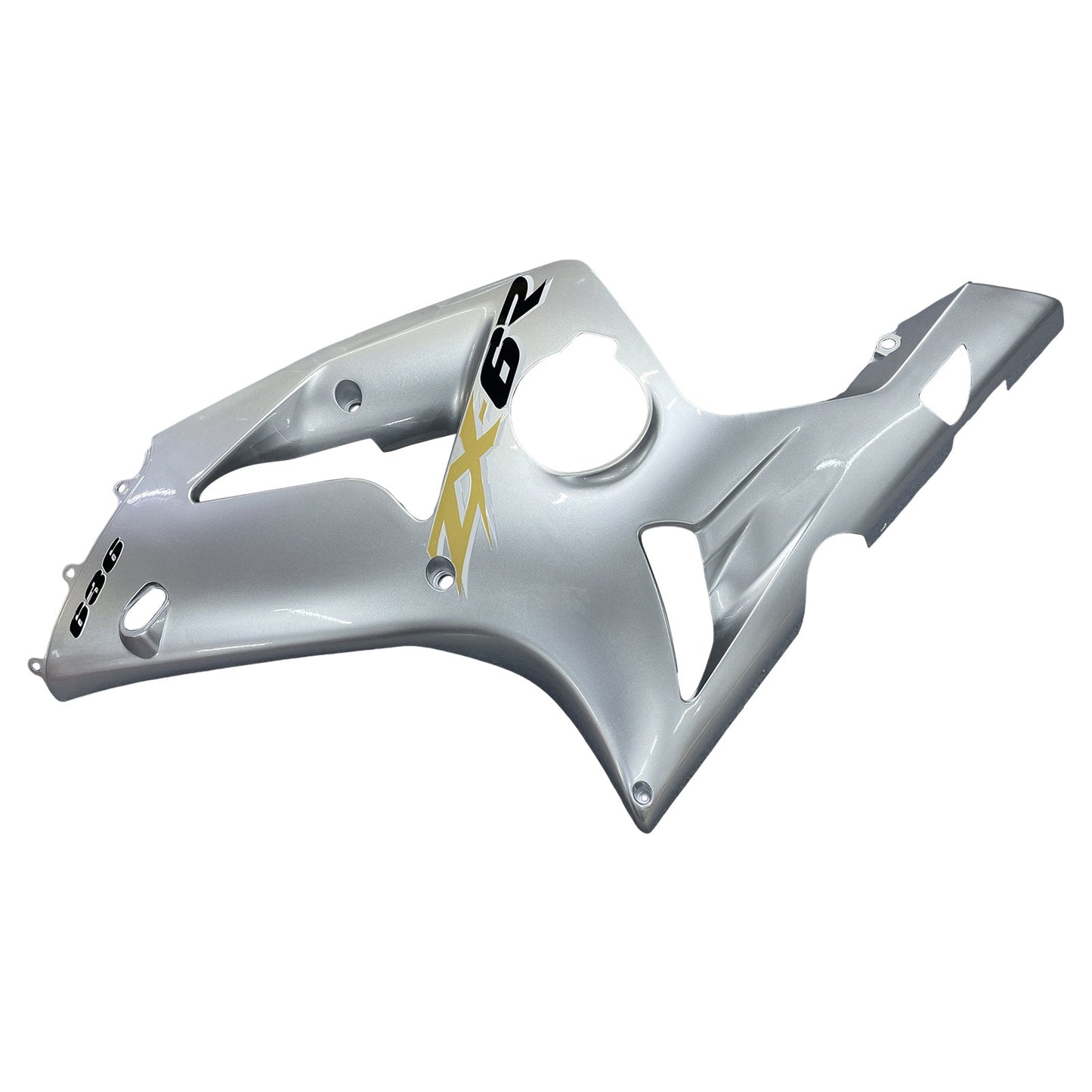 2003-2004 Fairings Kawasaki ZX6R 636 Silver Ninja  Generic