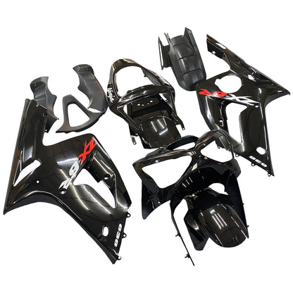 2003-2004 Fairings Kawasaki ZX6R 636 Black Ninja  Generic