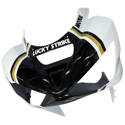 2003-2004 Fairings Kawasaki ZX6R 636 White Black Lucky Strike  Generic