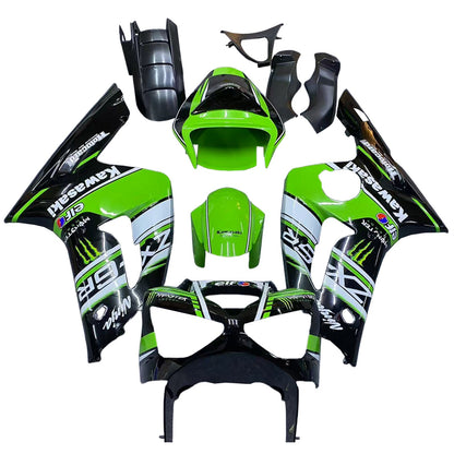 2003-2004 Kawasaki ZX6R 636 Fairing Kit Bodywork Plastic ABS
