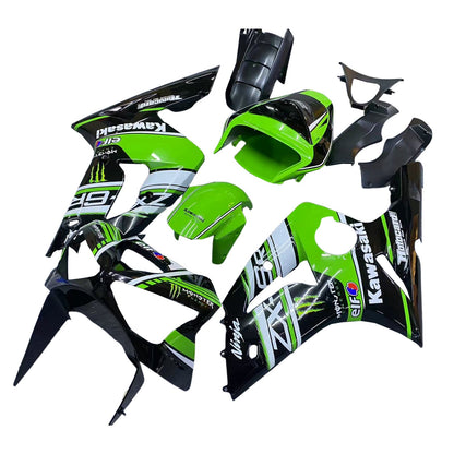 2003-2004 Kawasaki ZX6R 636 Fairing Kit Bodywork Plastic ABS