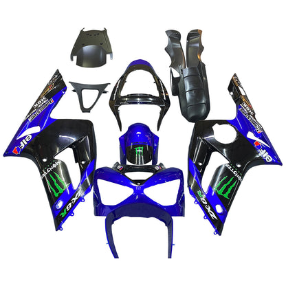 2003-2004 Kawasaki ZX6R 636 Fairing Kit Bodywork Plastic ABS