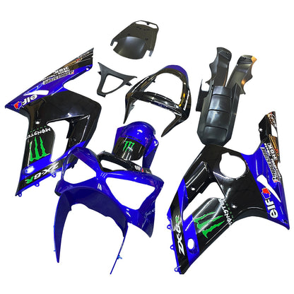 2003-2004 Kawasaki ZX6R 636 Fairing Kit Bodywork Plastic ABS