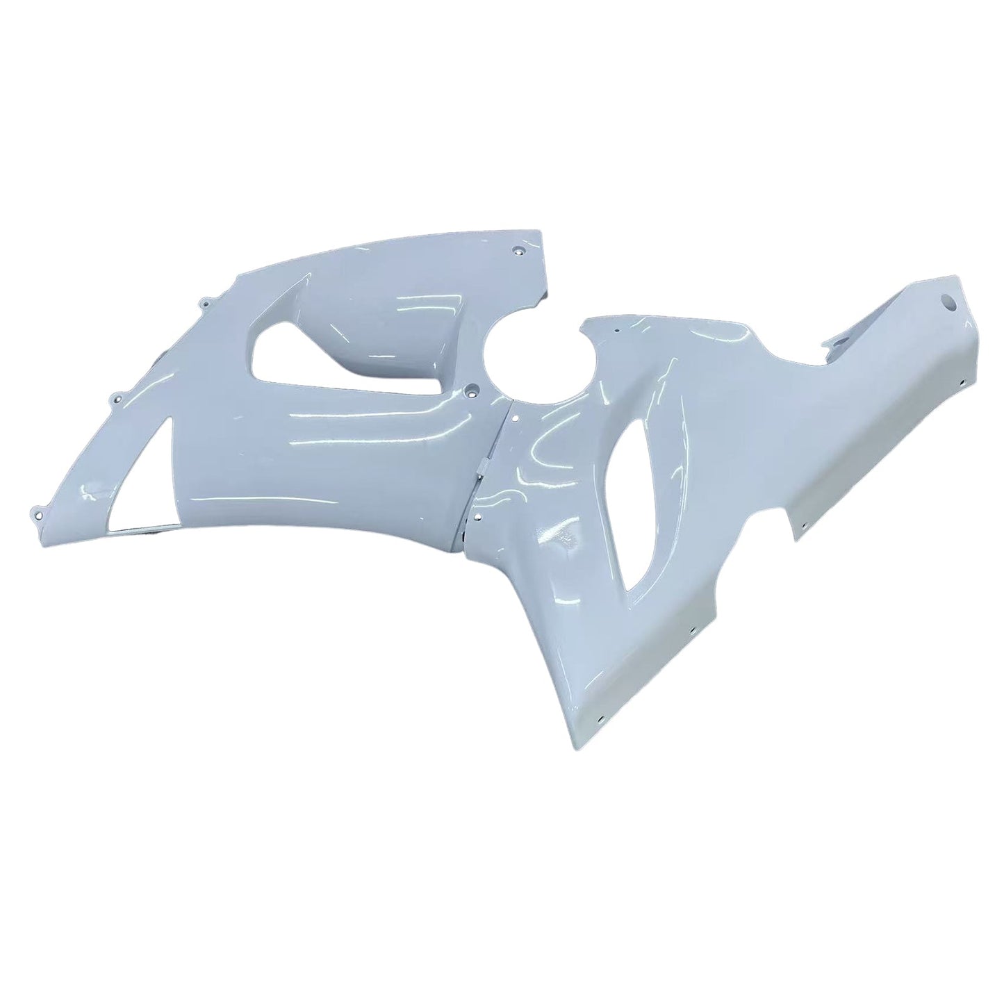 2005-2006 Fairings Kawasaki ZX6R 636 White ZX6R Ninja Generic
