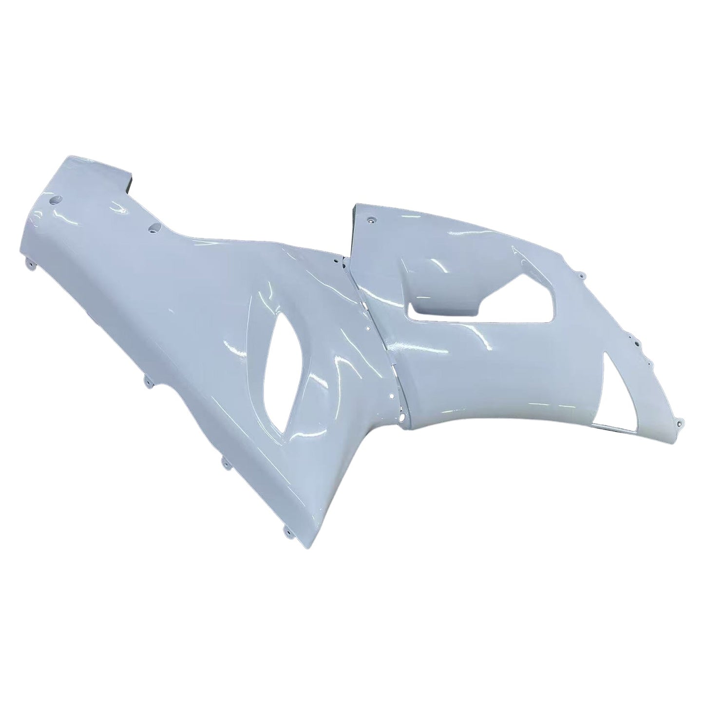 2005-2006 Fairings Kawasaki ZX6R 636 White ZX6R Ninja Generic