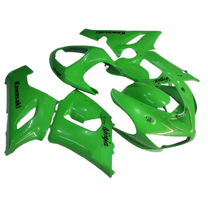 2005-2006 Fairings Kawasaki ZX6R ZX636 Green Ninja  Generic