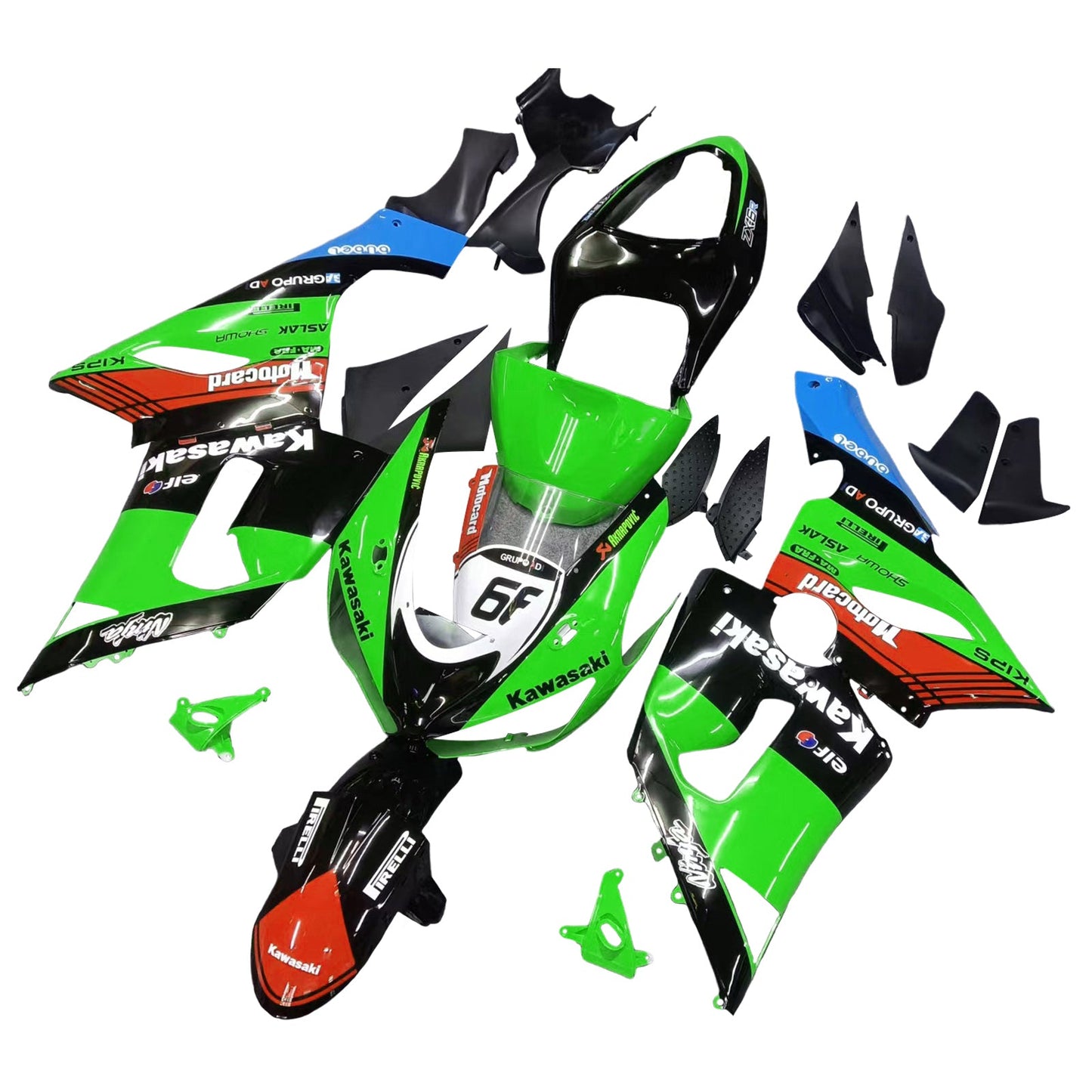 2005-2006 Fairing Kit For Kawasaki ZX6R 636 Generic