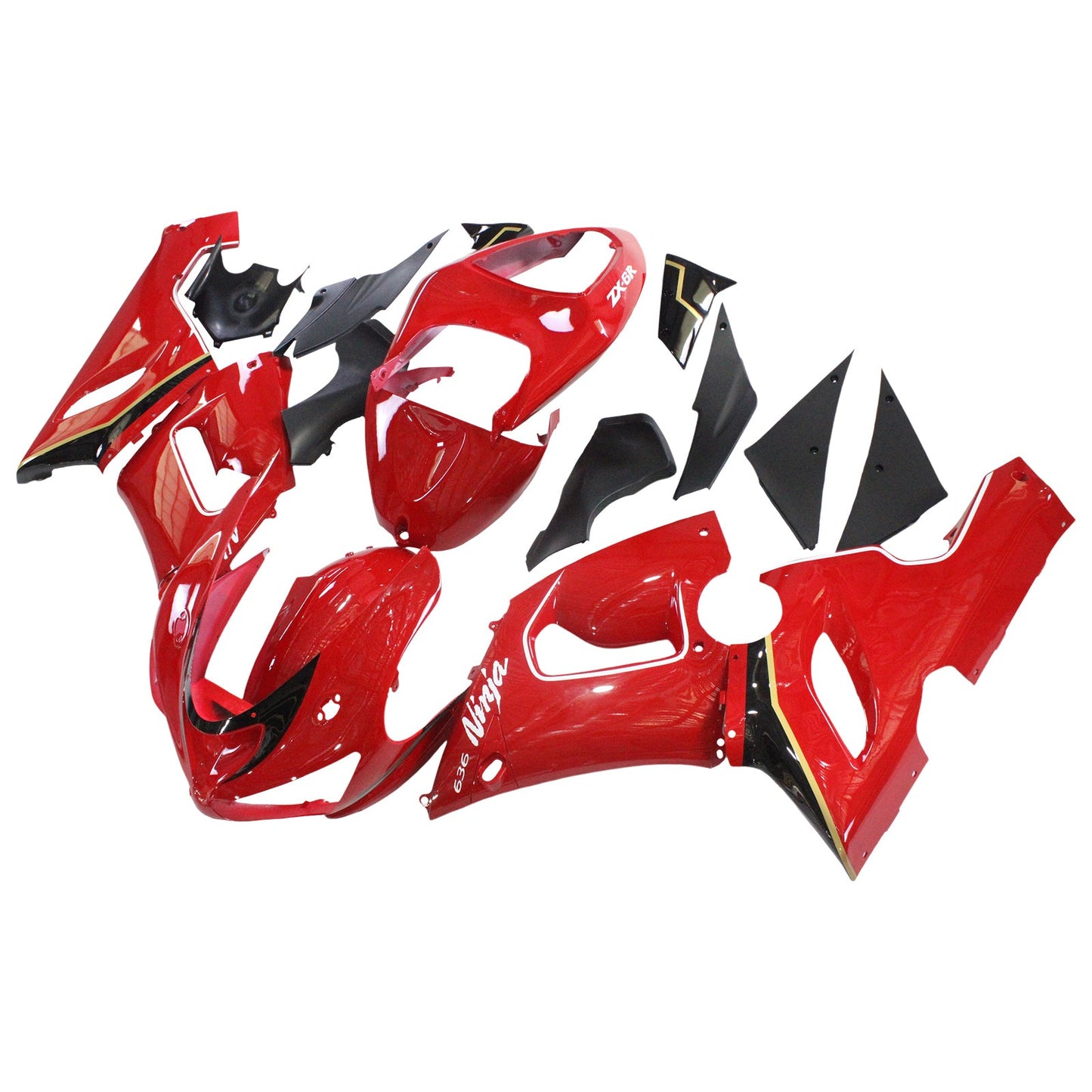2005-2006 Fairing Kit For Kawasaki ZX6R 636 Generic