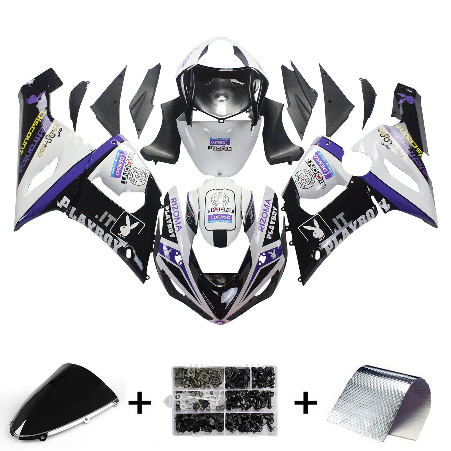 2005-2006 Fairing Kit For Kawasaki ZX6R 636 Generic