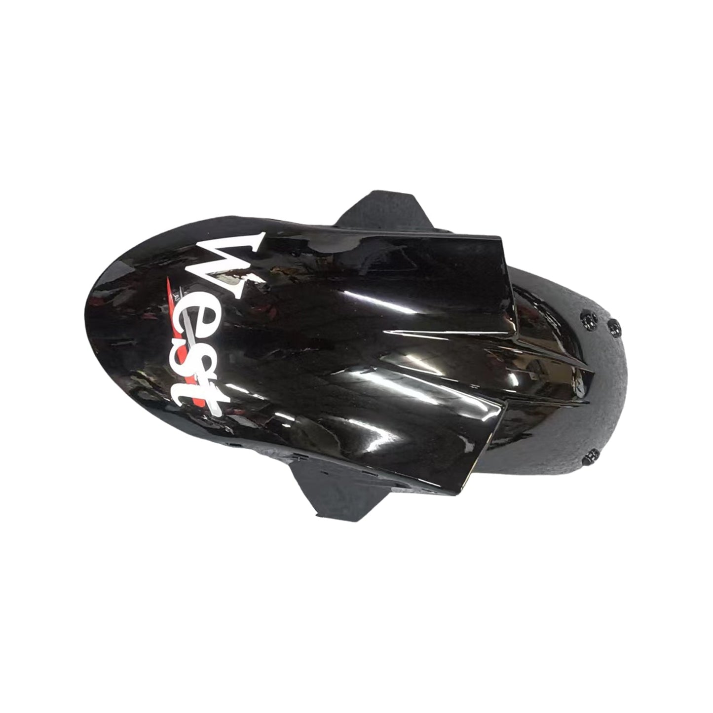 2007-2008 Fairings Kawasaki ZX6R ZX636 Black White West Ninja  Generic