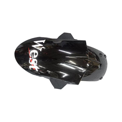 2007-2008 Fairings Kawasaki ZX6R ZX636 Black White West Ninja  Generic