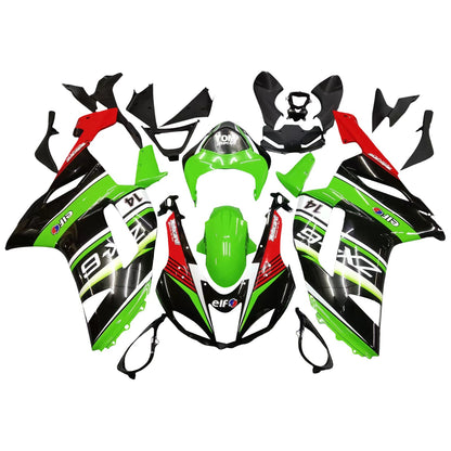 2007-2008 Kawasaki ZX6R 636 Fairing Kit Bodywork Plastic ABS