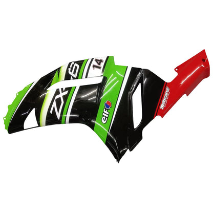 2007-2008 Kawasaki ZX6R 636 Fairing Kit Bodywork Plastic ABS