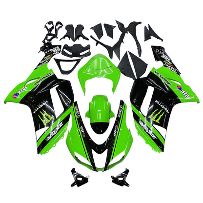 2007-2008 Kawasaki ZX6R 636 Fairing Kit Bodywork Plastic ABS