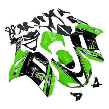 2007-2008 Kawasaki ZX6R 636 Fairing Kit Bodywork Plastic ABS
