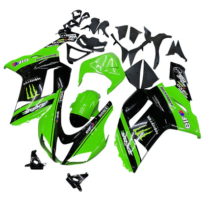 2007-2008 Kawasaki ZX6R 636 Fairing Kit Bodywork Plastic ABS