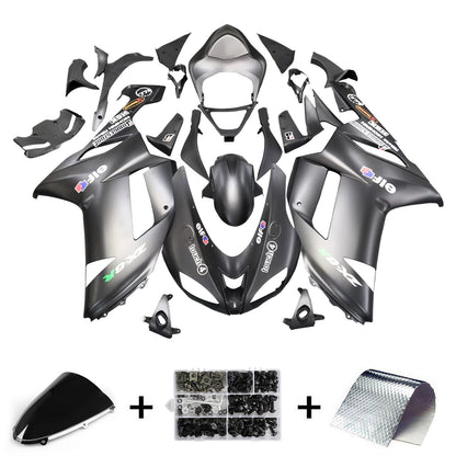 2007-2008 Kawasaki ZX6R 636 Fairing Kit Bodywork Plastic ABS