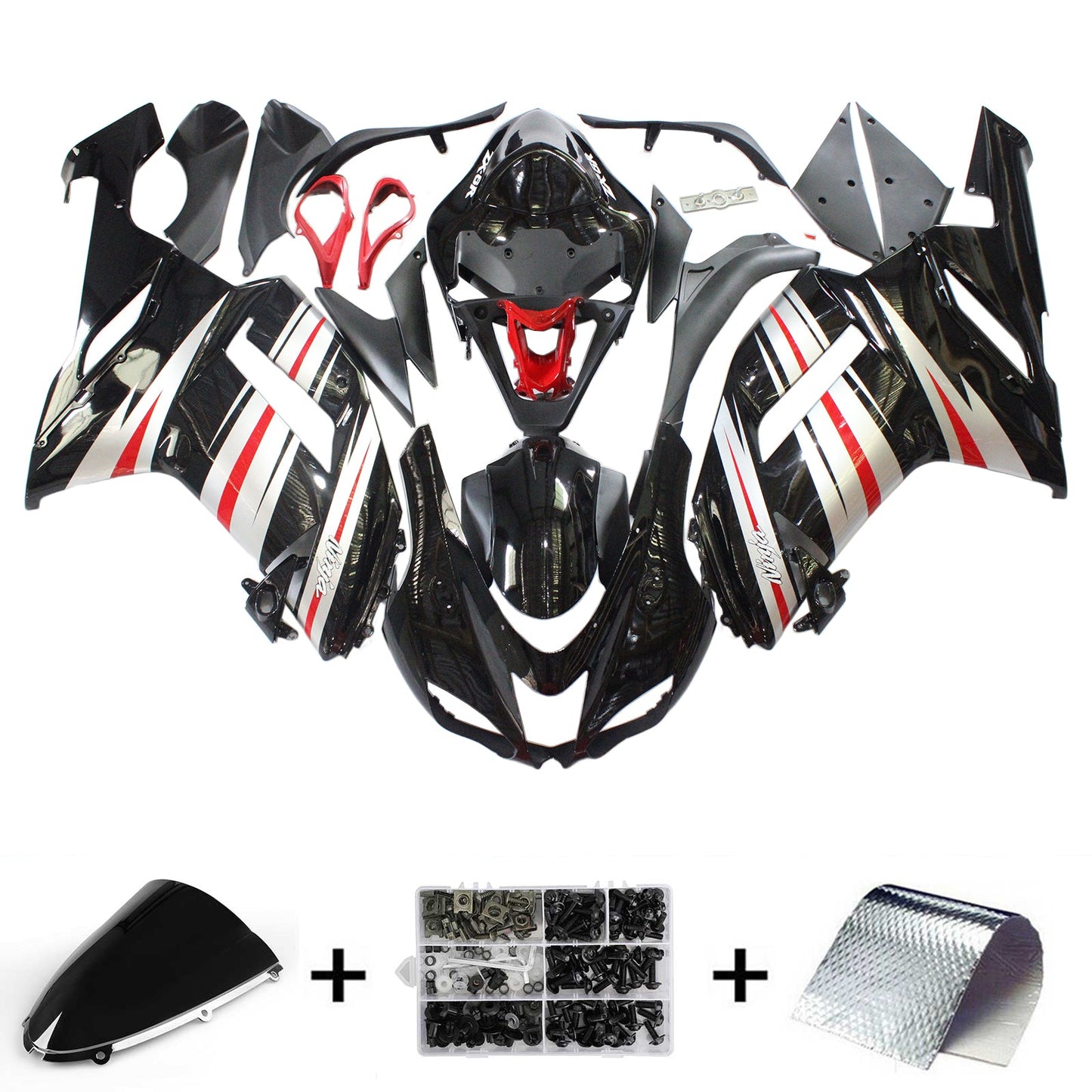 2007-2008 Fairing Kit For Kawasaki ZX6R 636 Generic