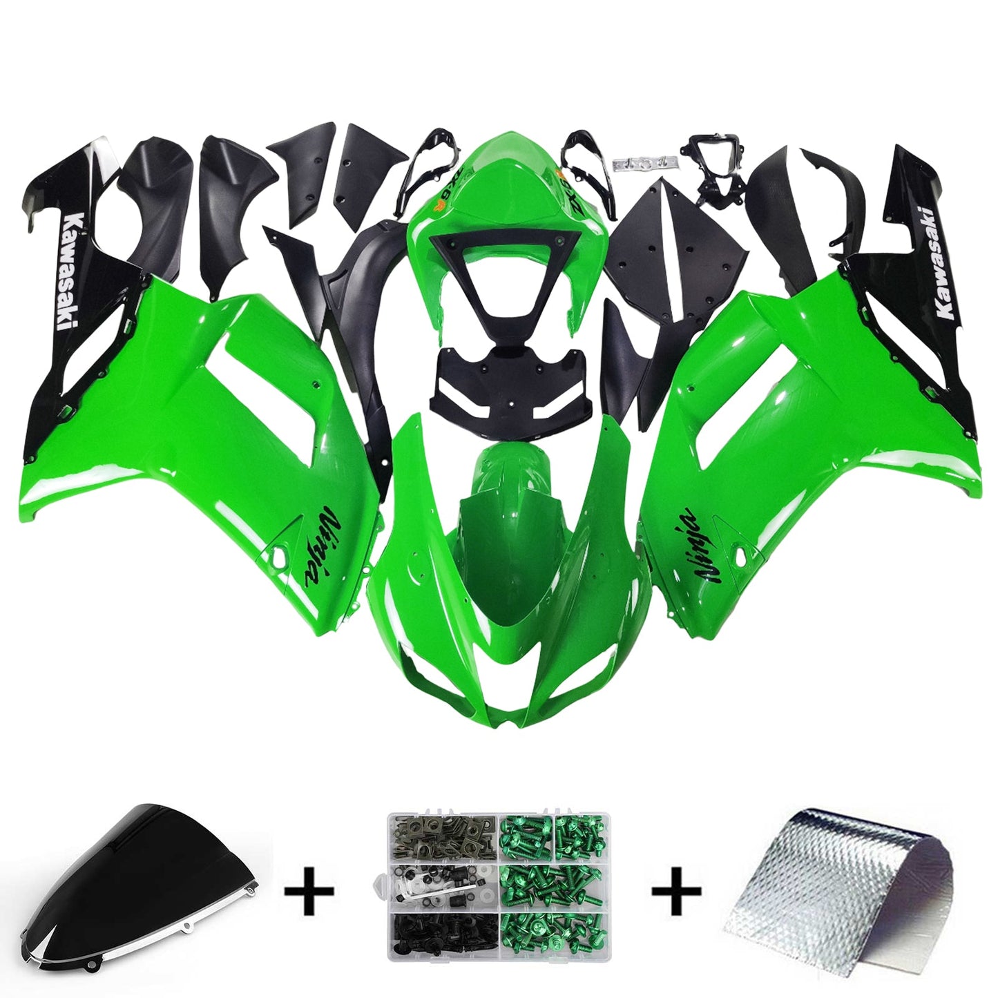 2007-2008 Fairing Kit For Kawasaki ZX6R 636 Generic