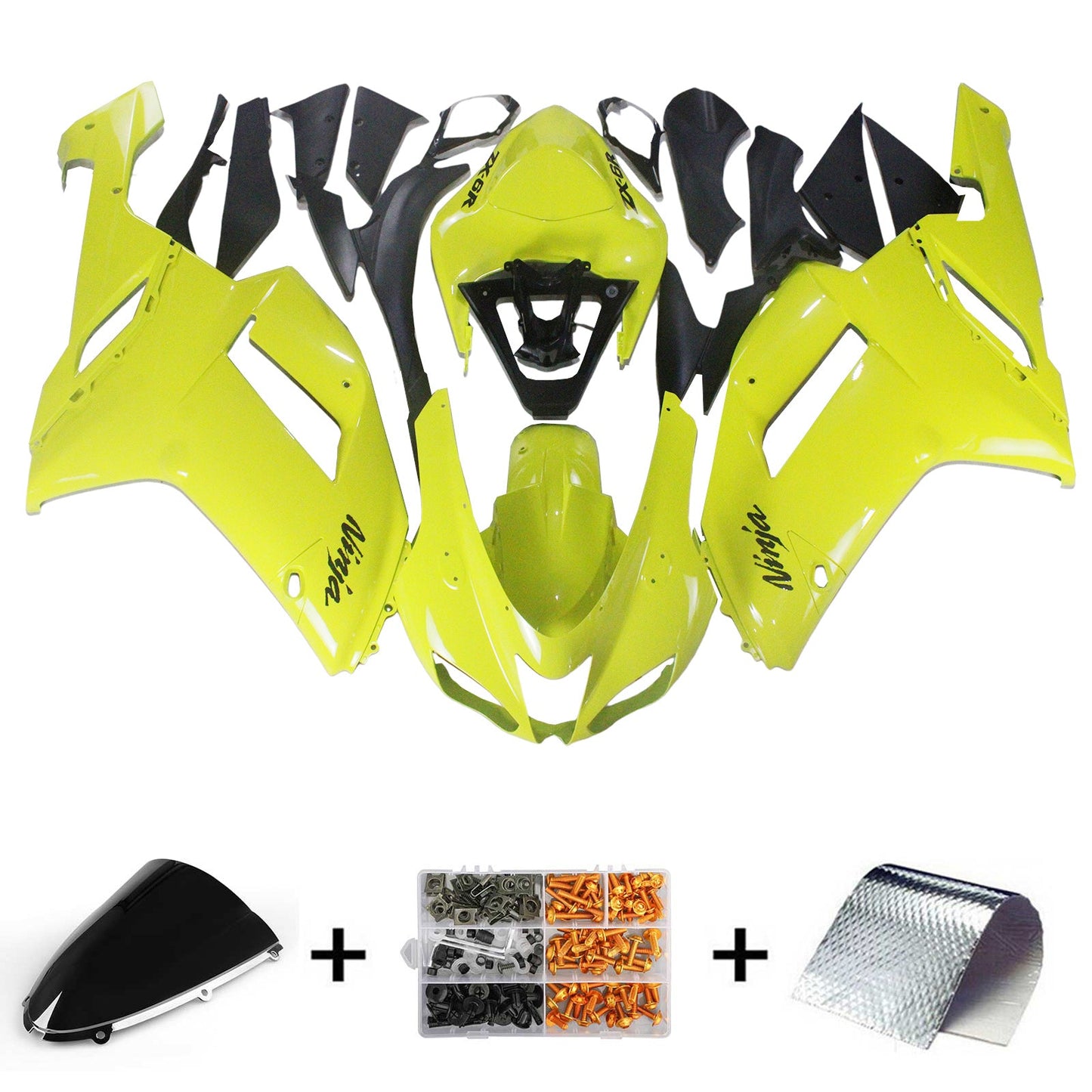 2007-2008 Fairing Kit For Kawasaki ZX6R 636 Generic