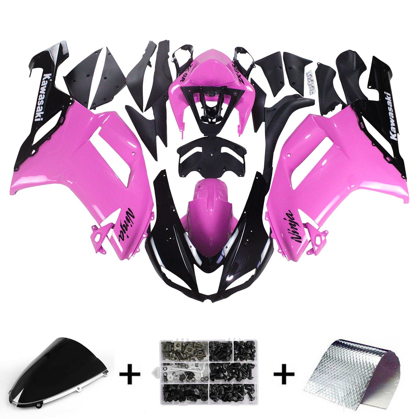 2007-2008 Fairing Kit For Kawasaki ZX6R 636 Generic