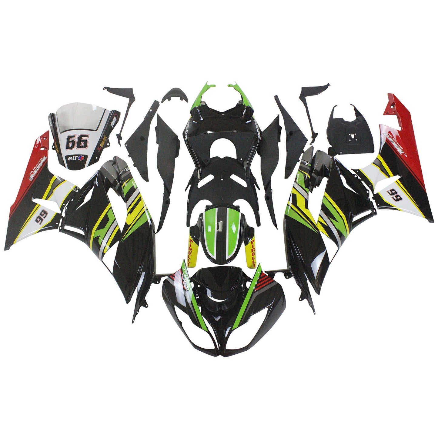 2009-2012 Fairing Kit For Kawasaki ZX6R 636 Generic