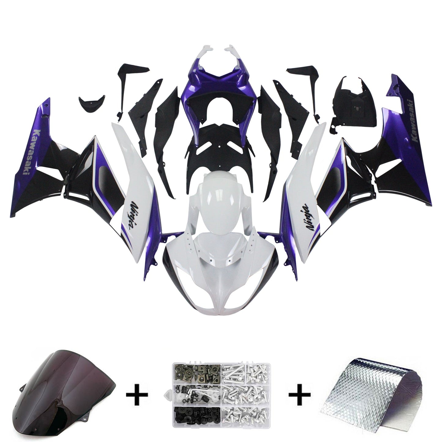 2009-2012 Fairing Kit For Kawasaki ZX6R 636 Generic