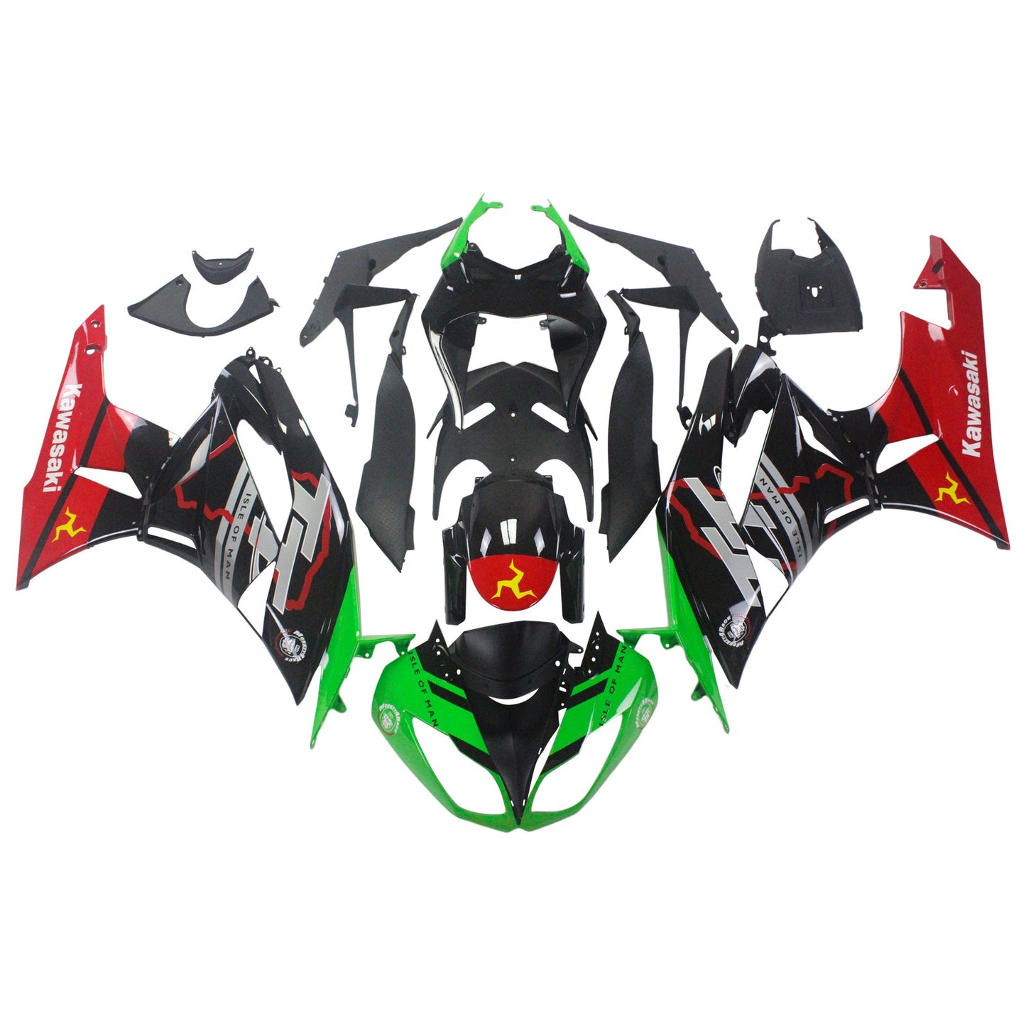 2009-2012 Fairing Kit For Kawasaki ZX6R 636 Generic
