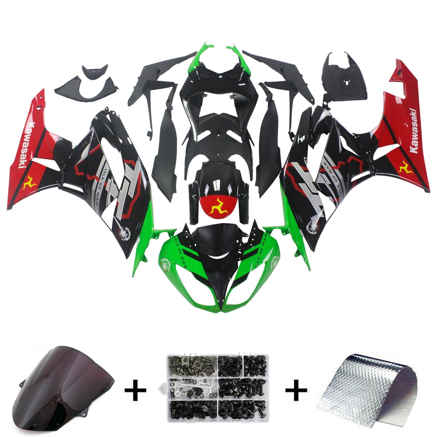 2009-2012 Fairing Kit For Kawasaki ZX6R 636 Generic