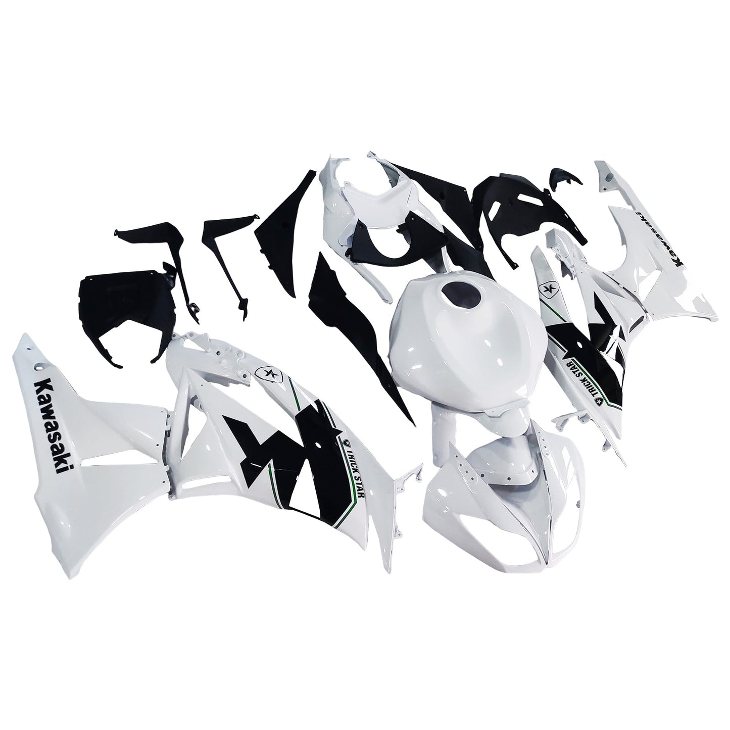 2009-2012 Kawasaki ZX6R 636 Fairing Kit Bodywork Plastic ABS