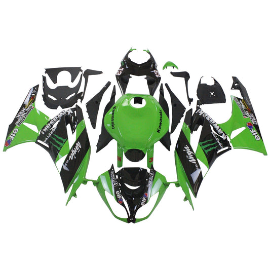 2009-2012 Kawasaki ZX6R 636 Fairing Kit Bodywork Plastic ABS