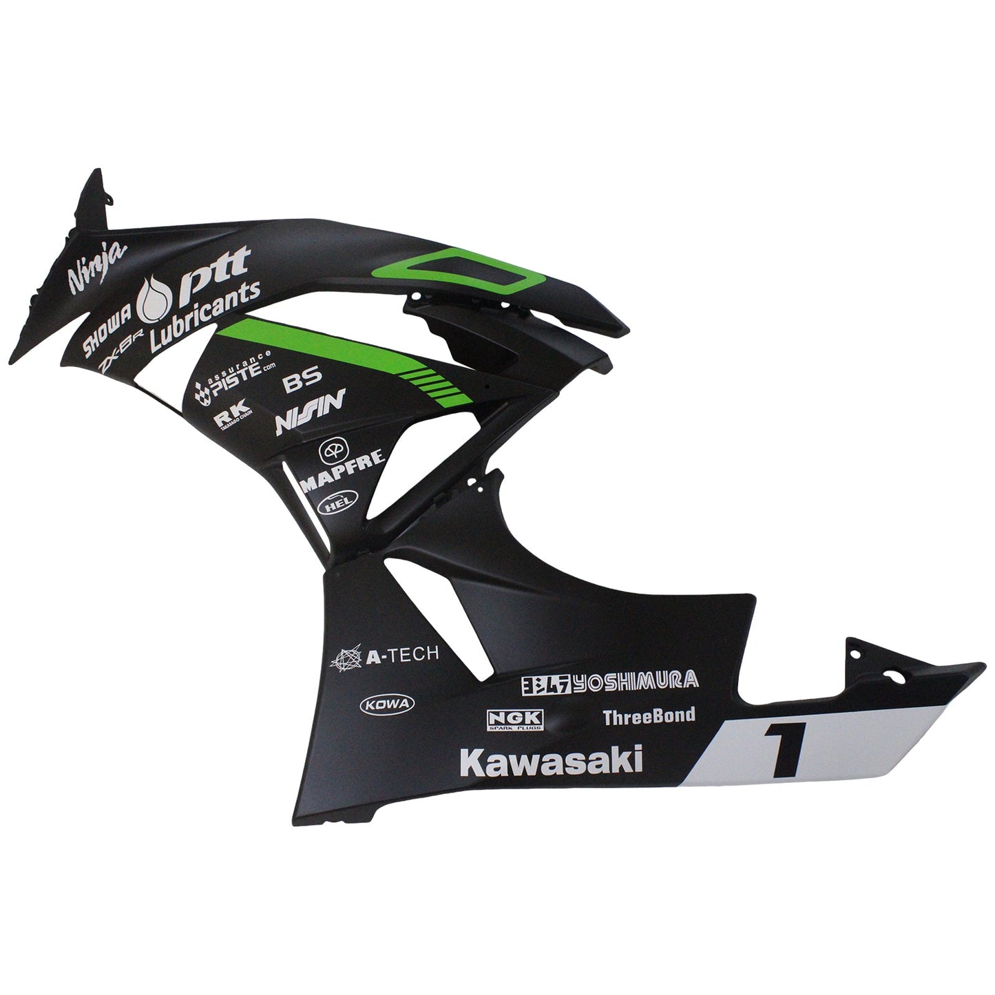 2009-2012 Kawasaki ZX6R 636 Fairing Kit Bodywork Plastic ABS